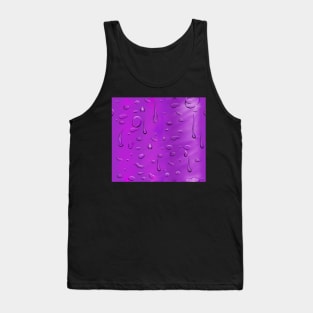 purple again, raindrops Tank Top